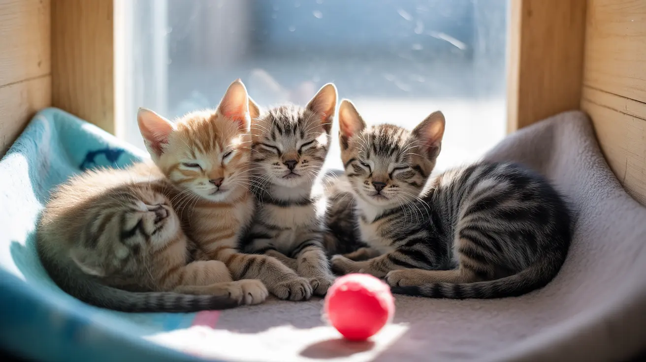 Cats and kittens awaiting adoption at an overcrowded animal shelter