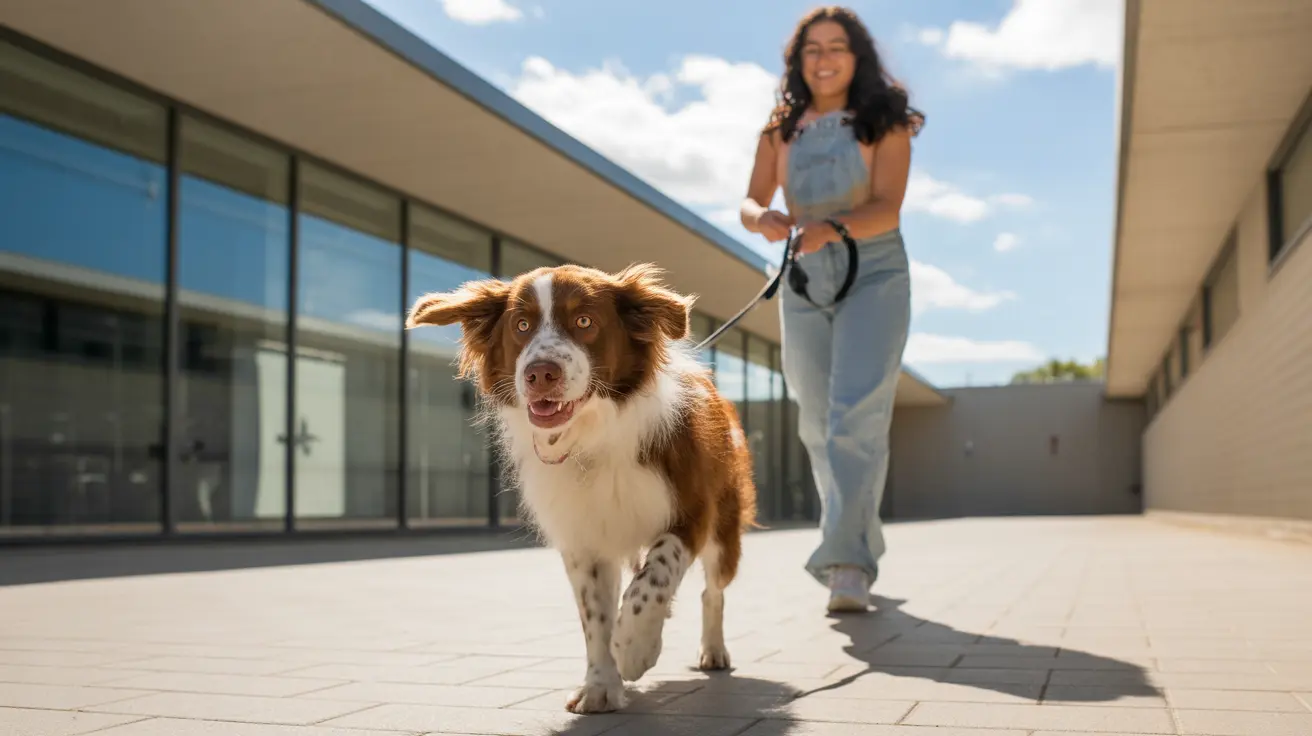 Happy dog and cat together at an animal shelter in Orange County