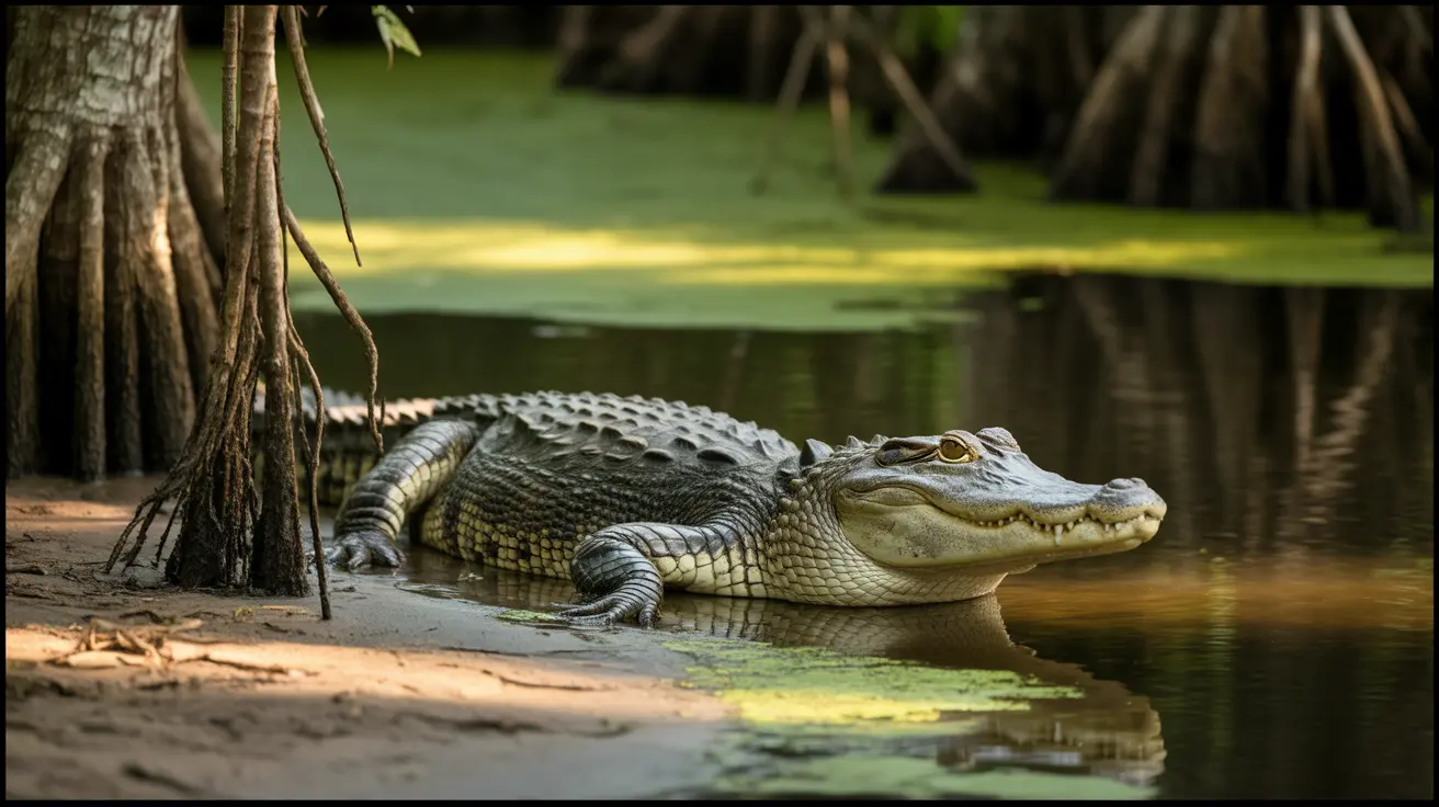 Observer safely watching native Florida wildlife in natural Suncoast habitat