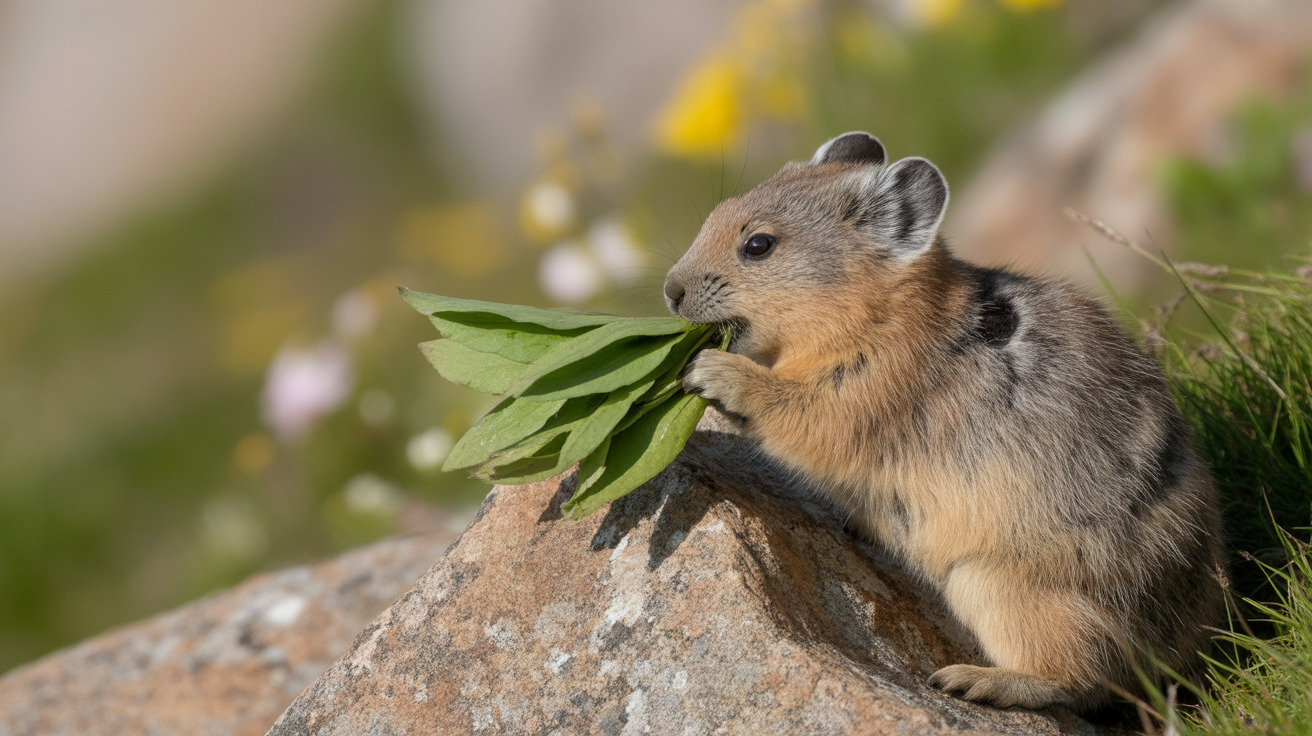 A black bear near a forest trail in Yosemite National Park