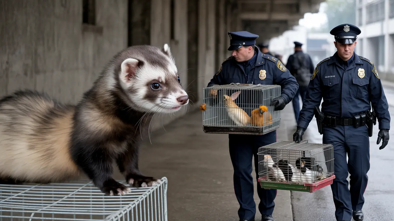 Various animals including dogs, cats, parrots, and tortoises rescued from a hoarding case in a New York home