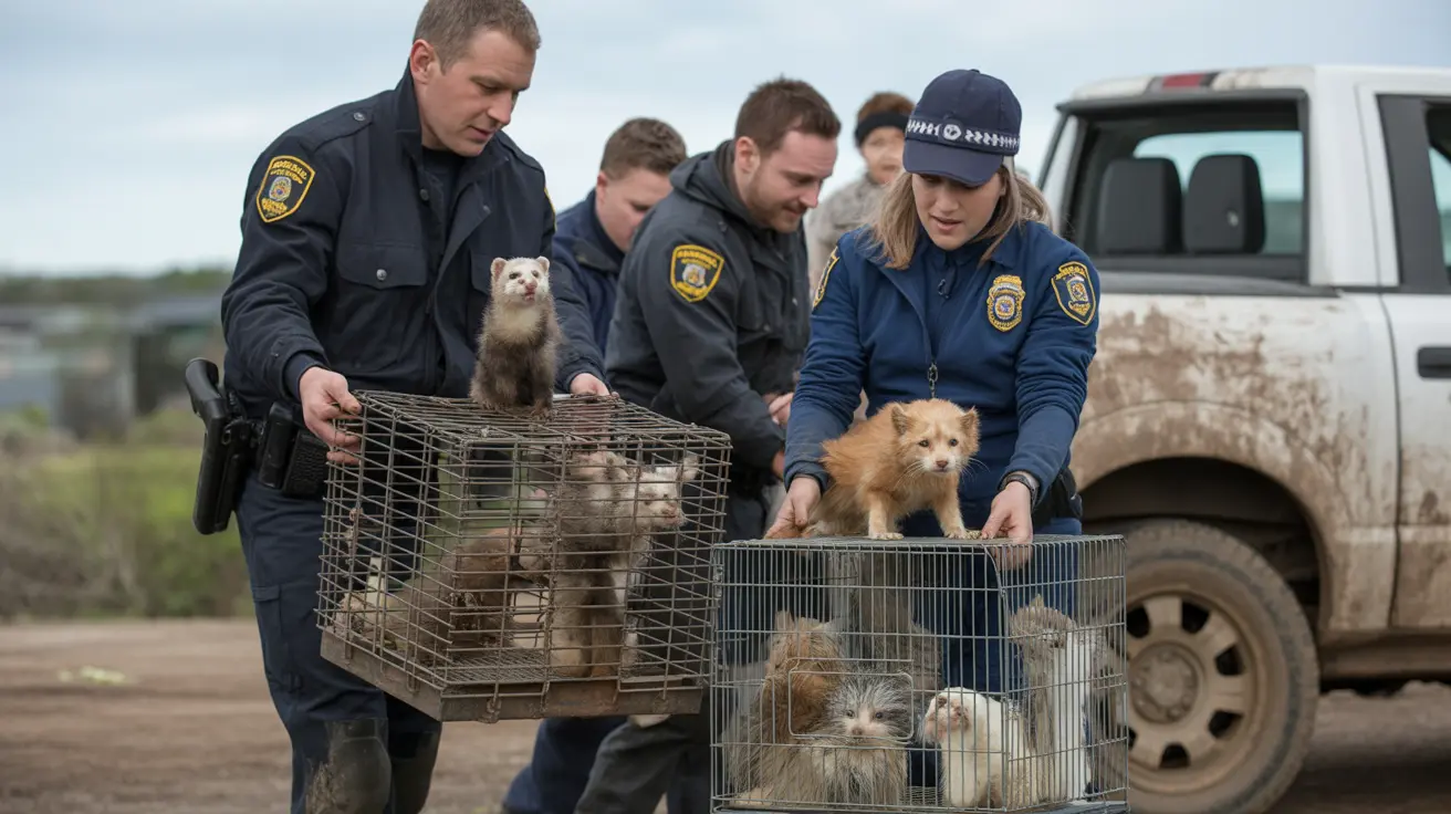 Rescued variety of animals including dogs, cats, birds, and reptiles in a large-scale hoarding operation