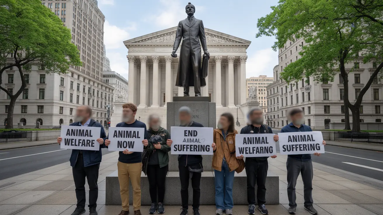 Community rally supporting no-kill animal shelter initiative with animal advocates and local leaders