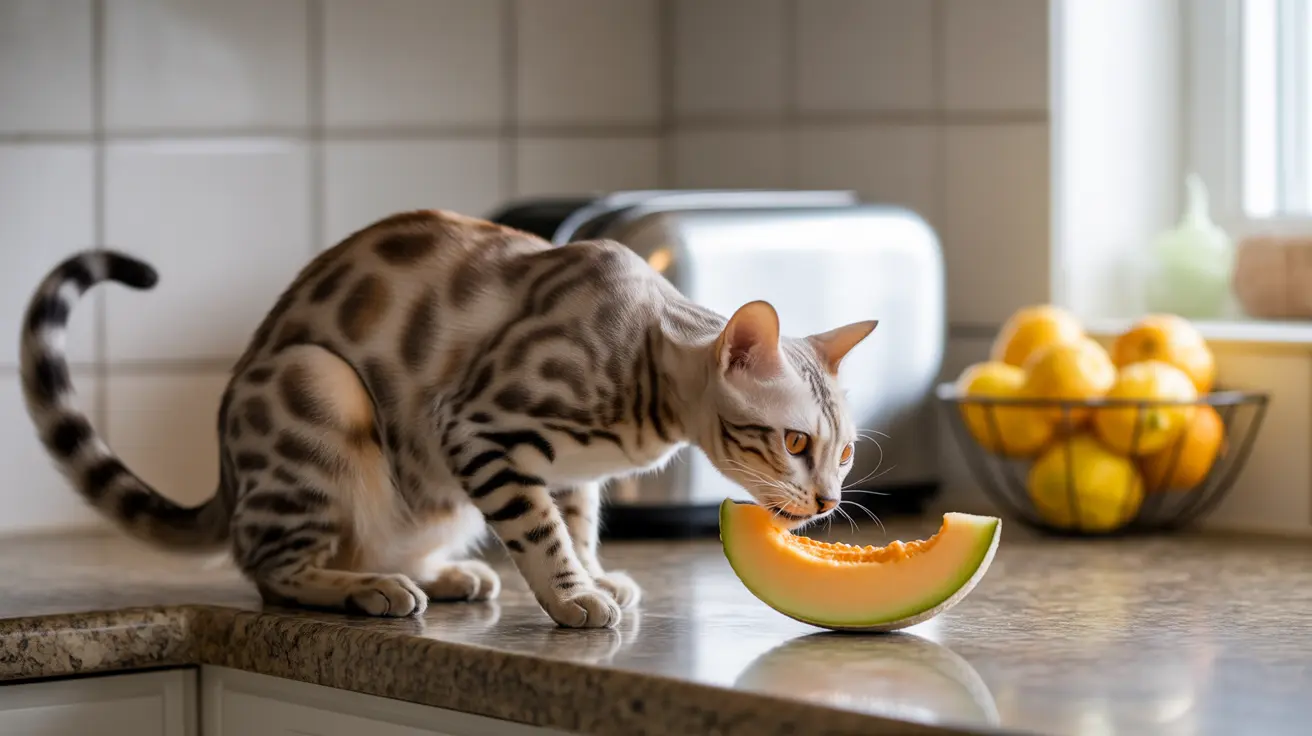 Variedades de melón seguras para gatos