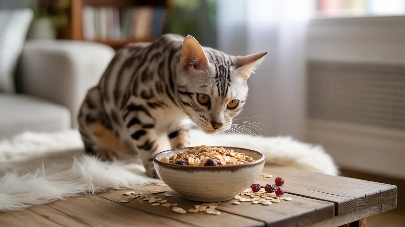 猫はグラノーラを食べても大丈夫？獣医師監修の安全ガイド