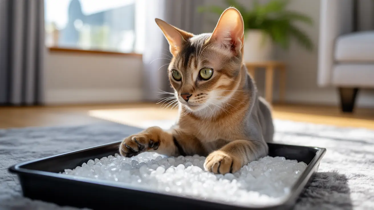 Bengal cat sitting in a tray with ice cubes, looking alert and comfortable