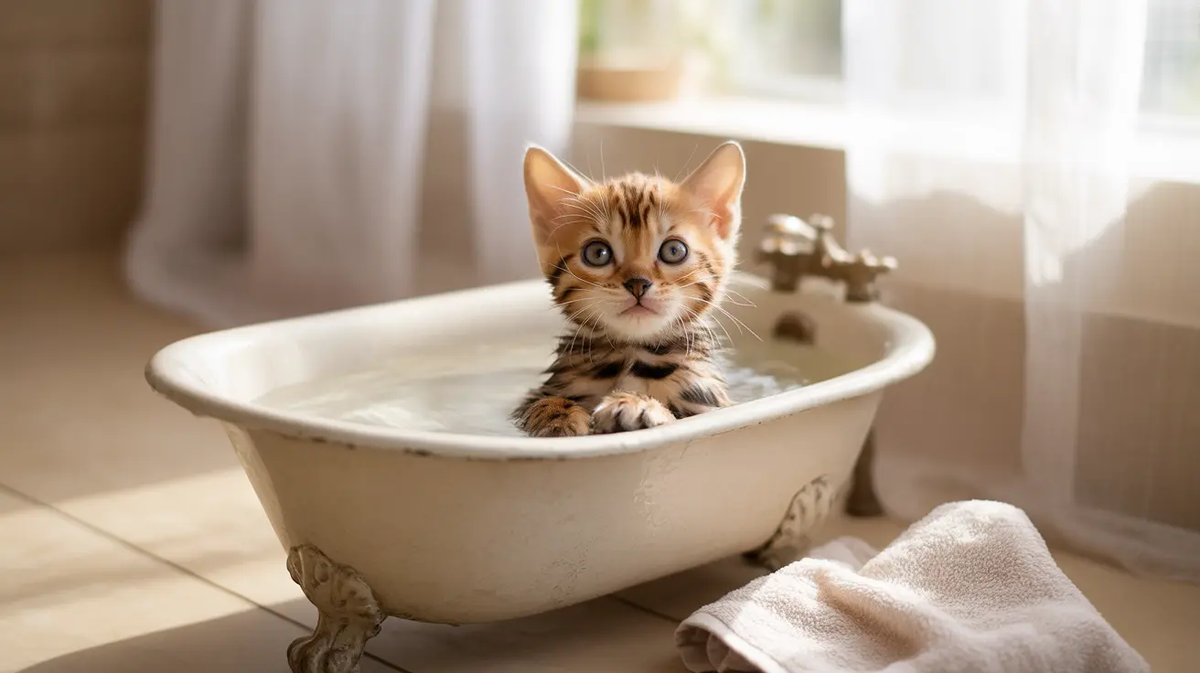 Cómo bañar un gatito paso a paso