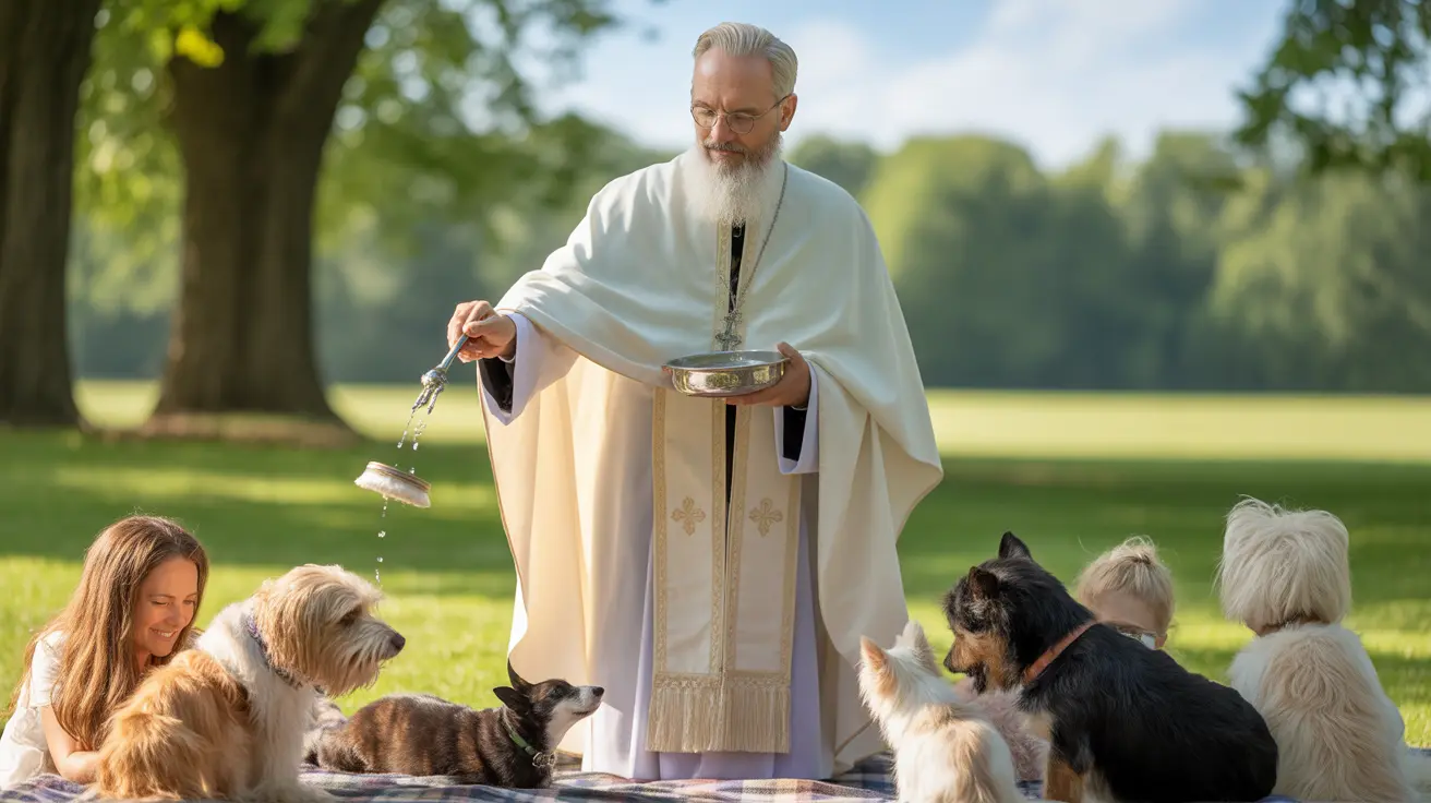 Families with pets gathered at St. Andrew the Apostle Parish for the annual Blessing of the Animals ceremony