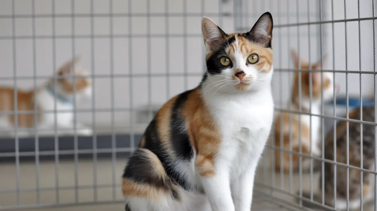 Local firefighters with cats ready for adoption at Tri-Cities Animal Services event