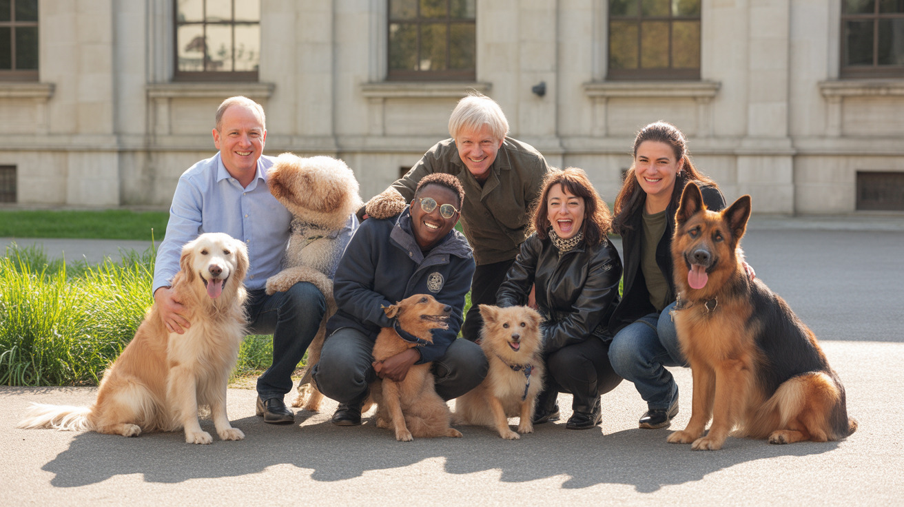 Local community gathered with their pets during the annual Blessing of the Pets ceremony at St. Mary's Episcopal Church