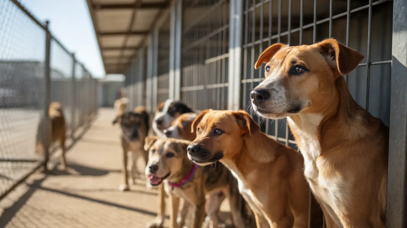Pets housed in stacked crates at Seminole County animal shelter due to overcrowding