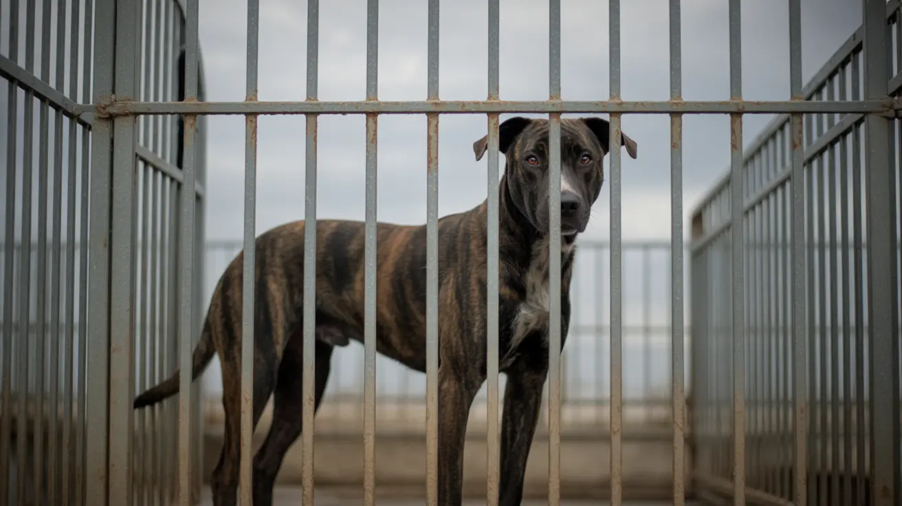 Overcrowded kennels with many dogs at San Jose Animal Care Center