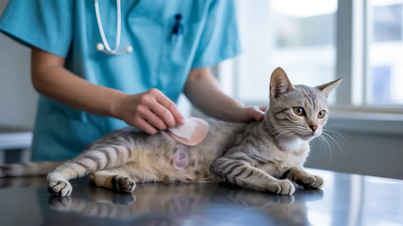 Injured cat with a zip tie around its stomach being rescued in Waterbury, Connecticut