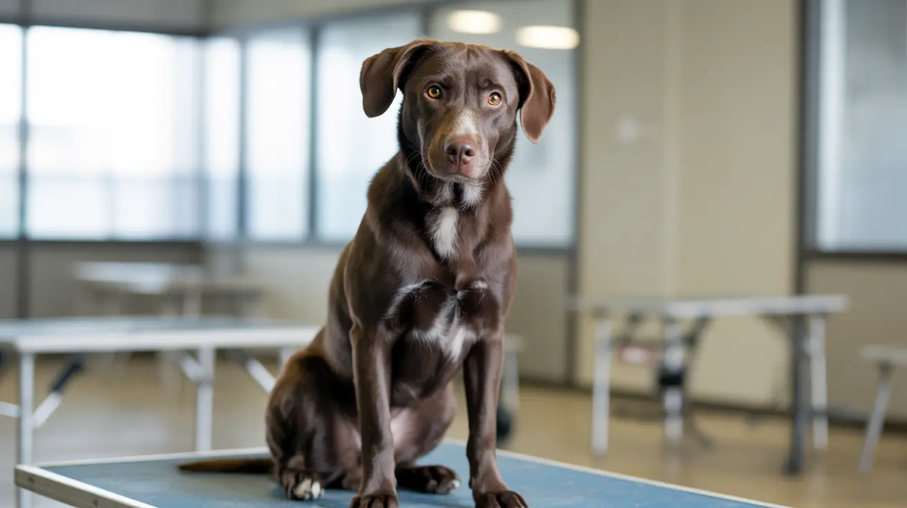 High school students learning animal behavior and training techniques with domestic animals