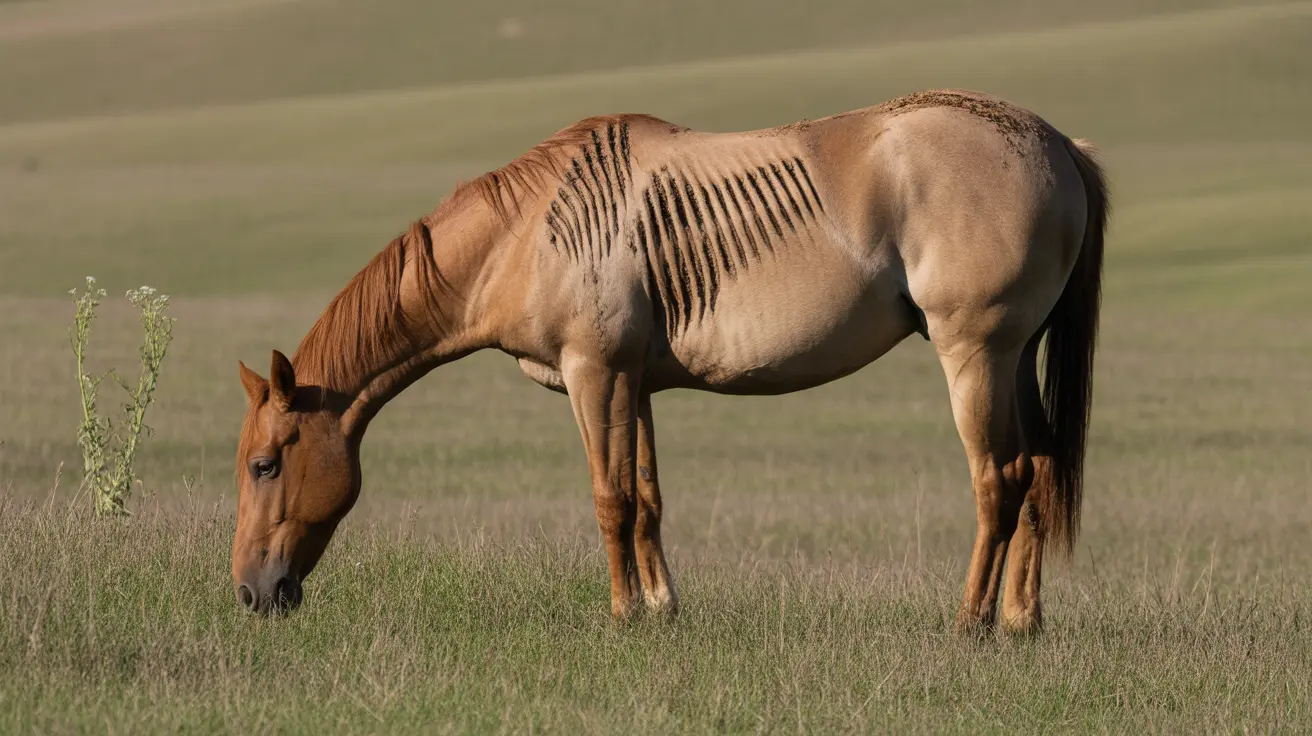Severely neglected horses with visible ribs and open wounds on an Aiken County property