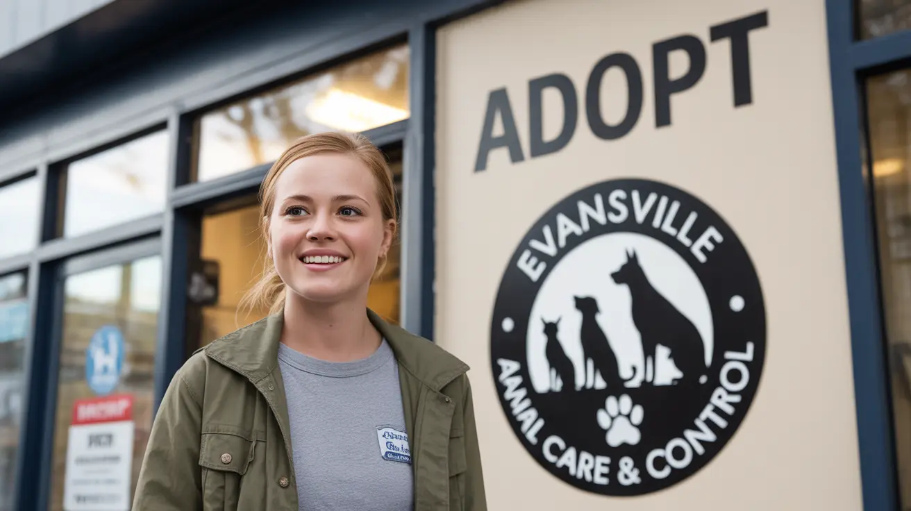 Exterior view of Evansville Animal Care and Control Center building