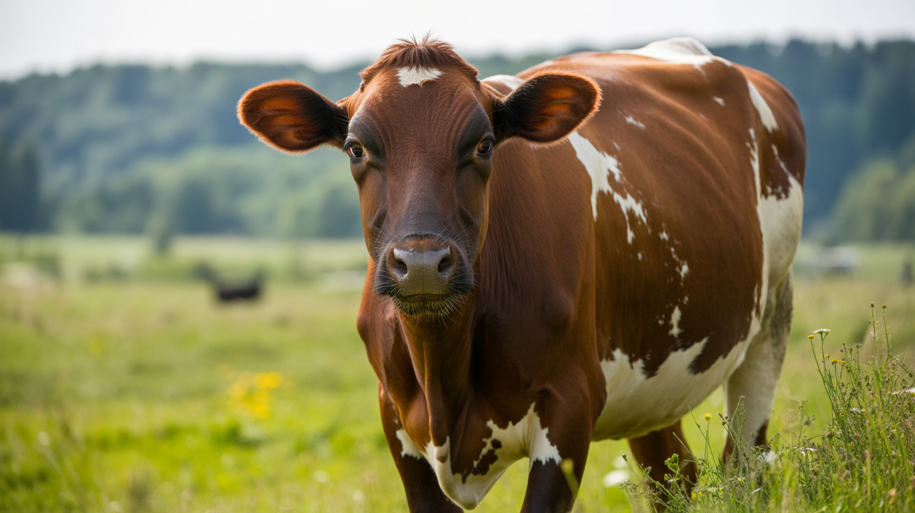 Large image of a cow proposed for advertisement on Minot's Third Street Bridge