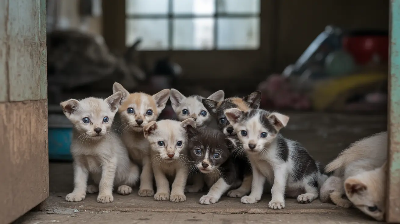 Exterior of a condemned residential house with warning signs posted