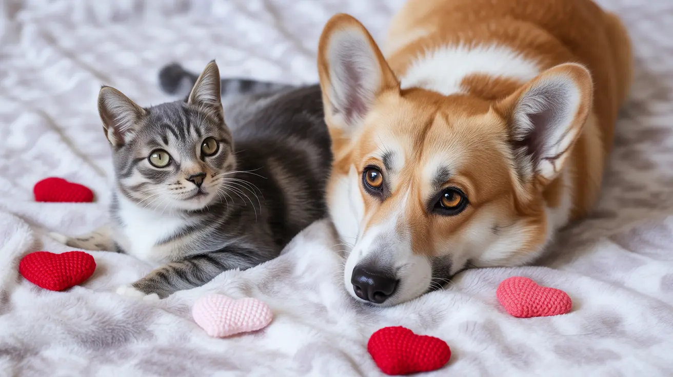 Therapy dog providing comfort to a young person
