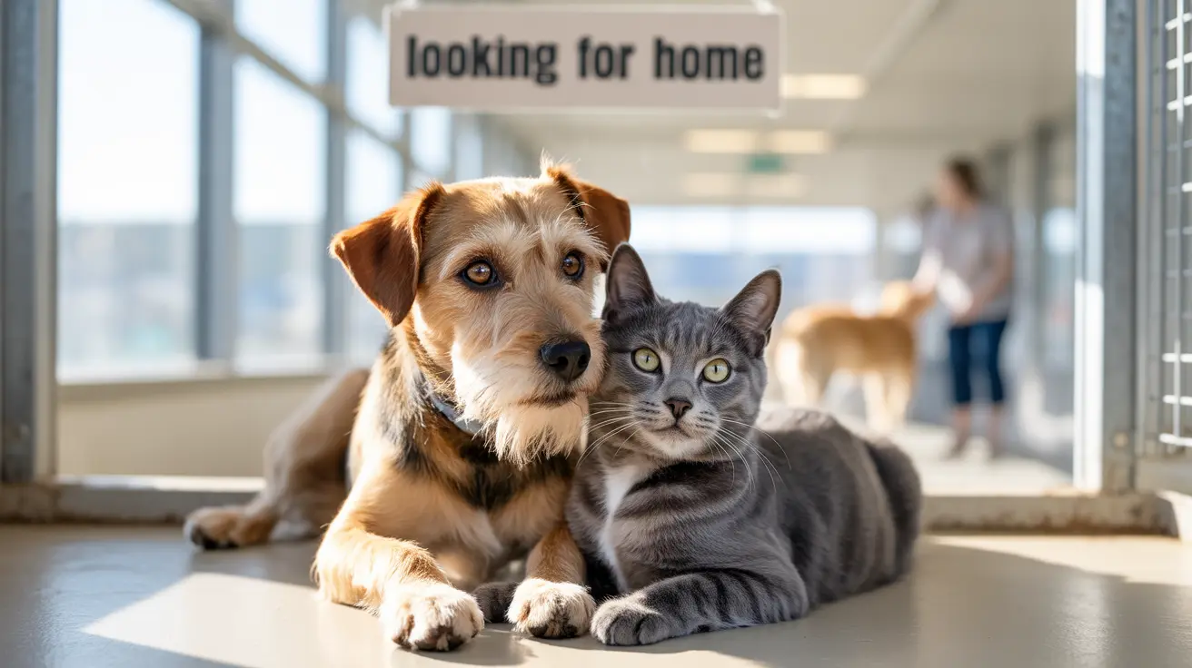 Rescued dog being cared for by a volunteer at Yuma animal shelter