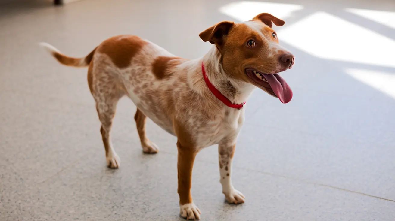 Happy adopter with a newly adopted dog at Carroll County animal shelter
