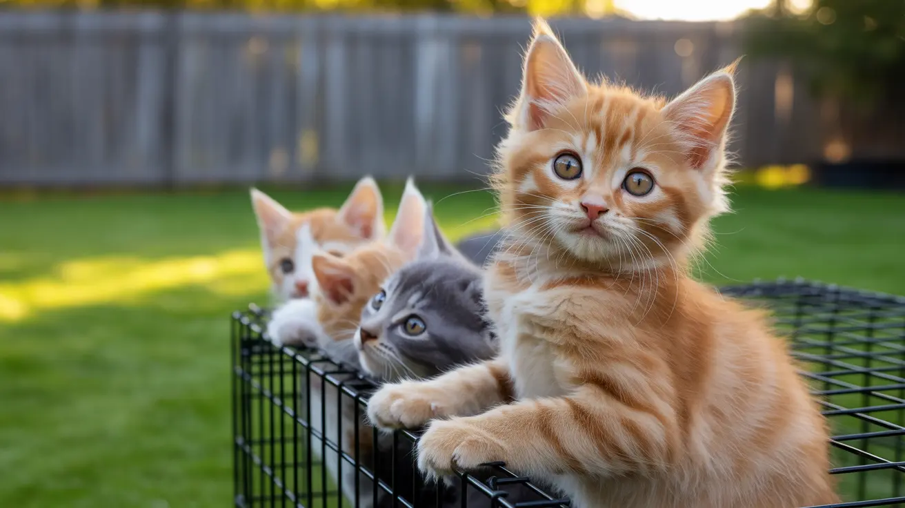 A group of cats in a shelter awaiting foster homes