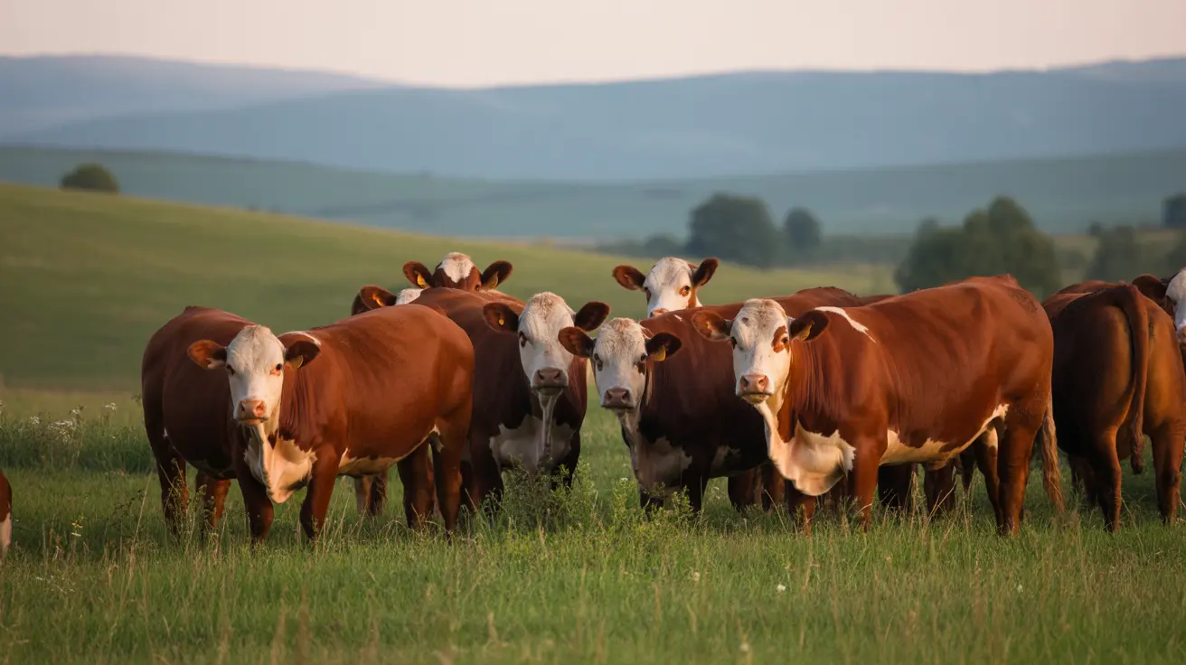 Industrial livestock farming emitting greenhouse gases impacting climate