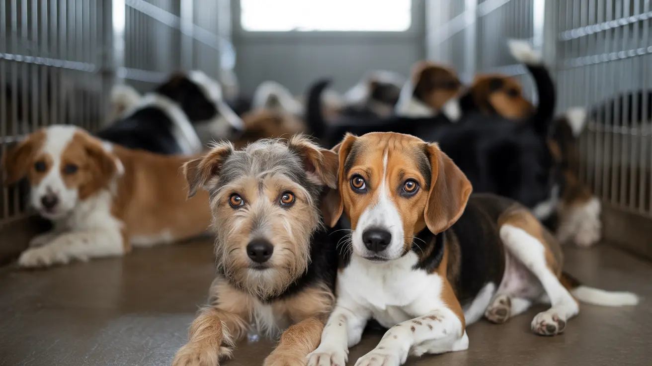 Montana animal shelter with kennels overcrowded by dogs needing care
