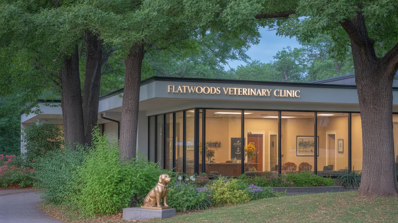 Veterinarian examining a dog at Guardian Animal Medical Center in Flatwoods, Kentucky