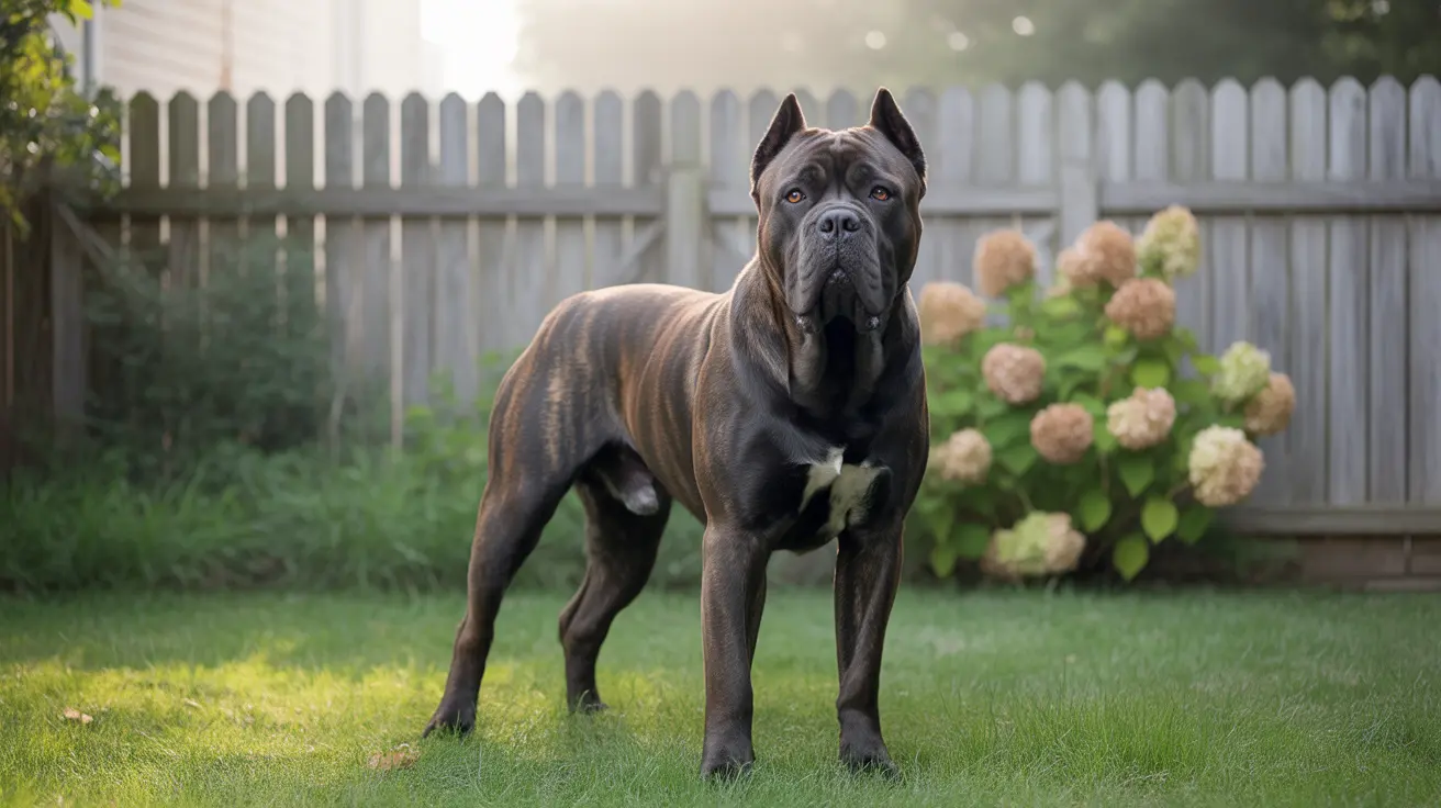 Actor Tyrese Gibson with Cane Corso dog in an outdoor setting