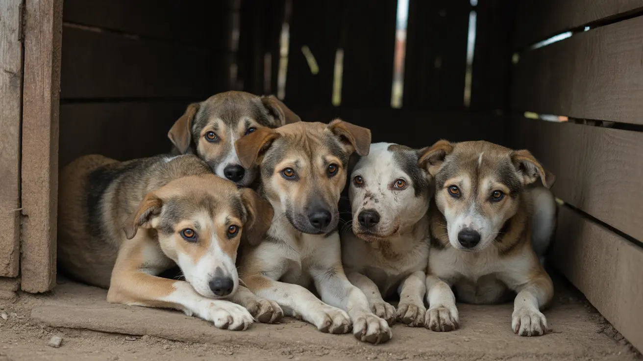 Concerned community members gathered discussing animal welfare and neglect issues