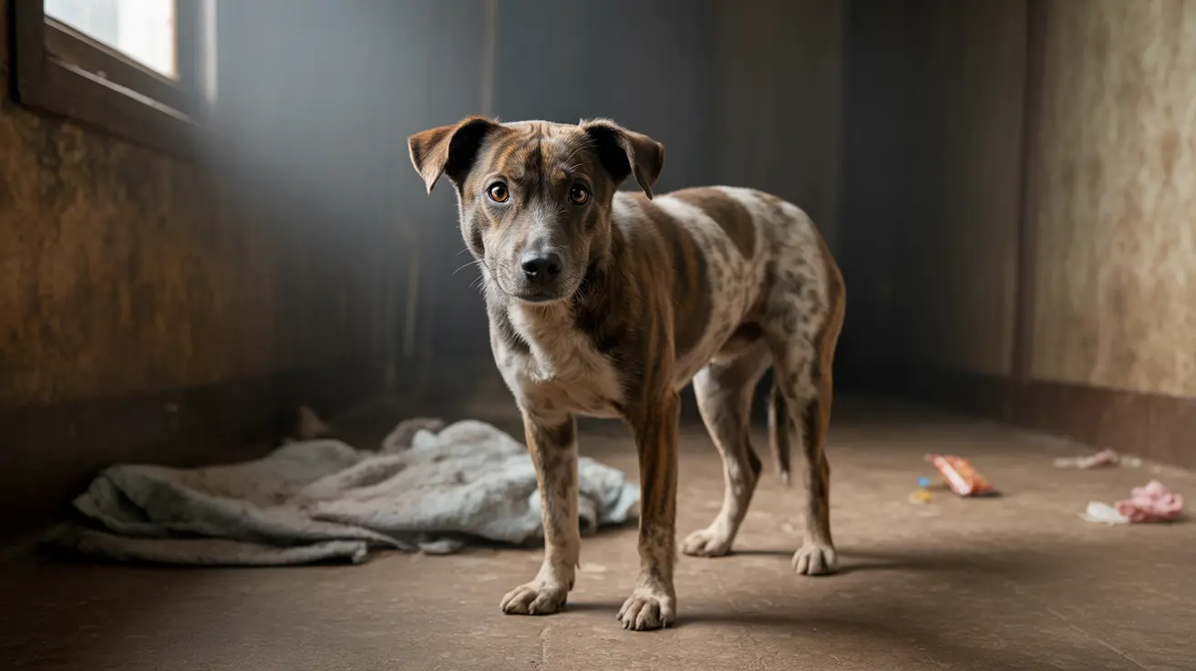 Deplorable household conditions with dead ducks and scattered animal feces indicating neglect