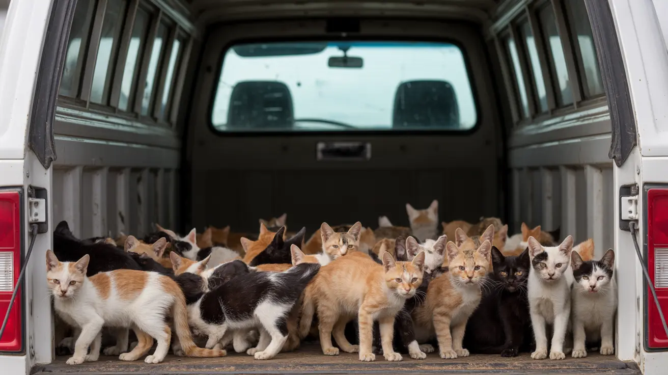 Over 70 cats found abandoned inside a U-Haul truck outside a Tacoma motel