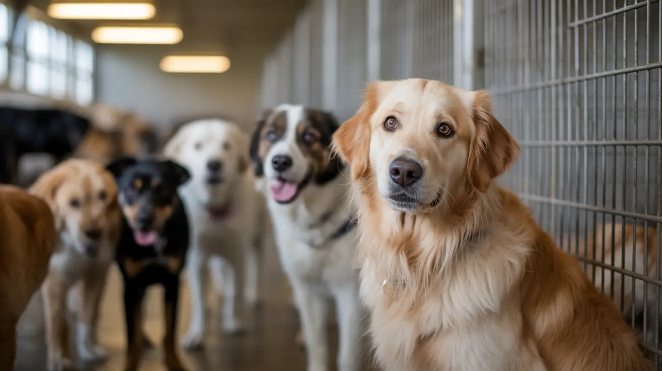 Dogs housed inside Pima Animal Care Center shelter during overcrowding crisis