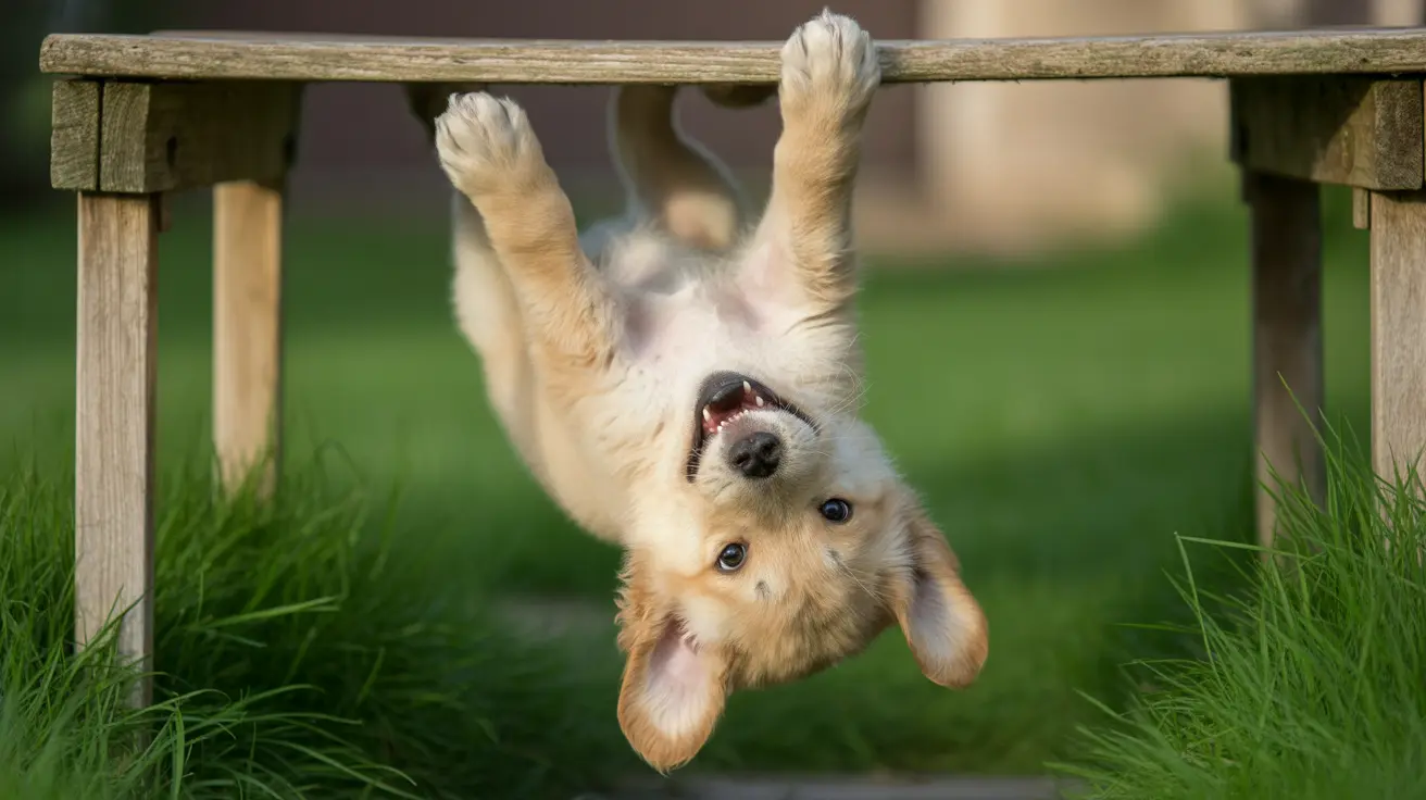 A cute dog and a playful cat featured in a viral animal meme for stress relief