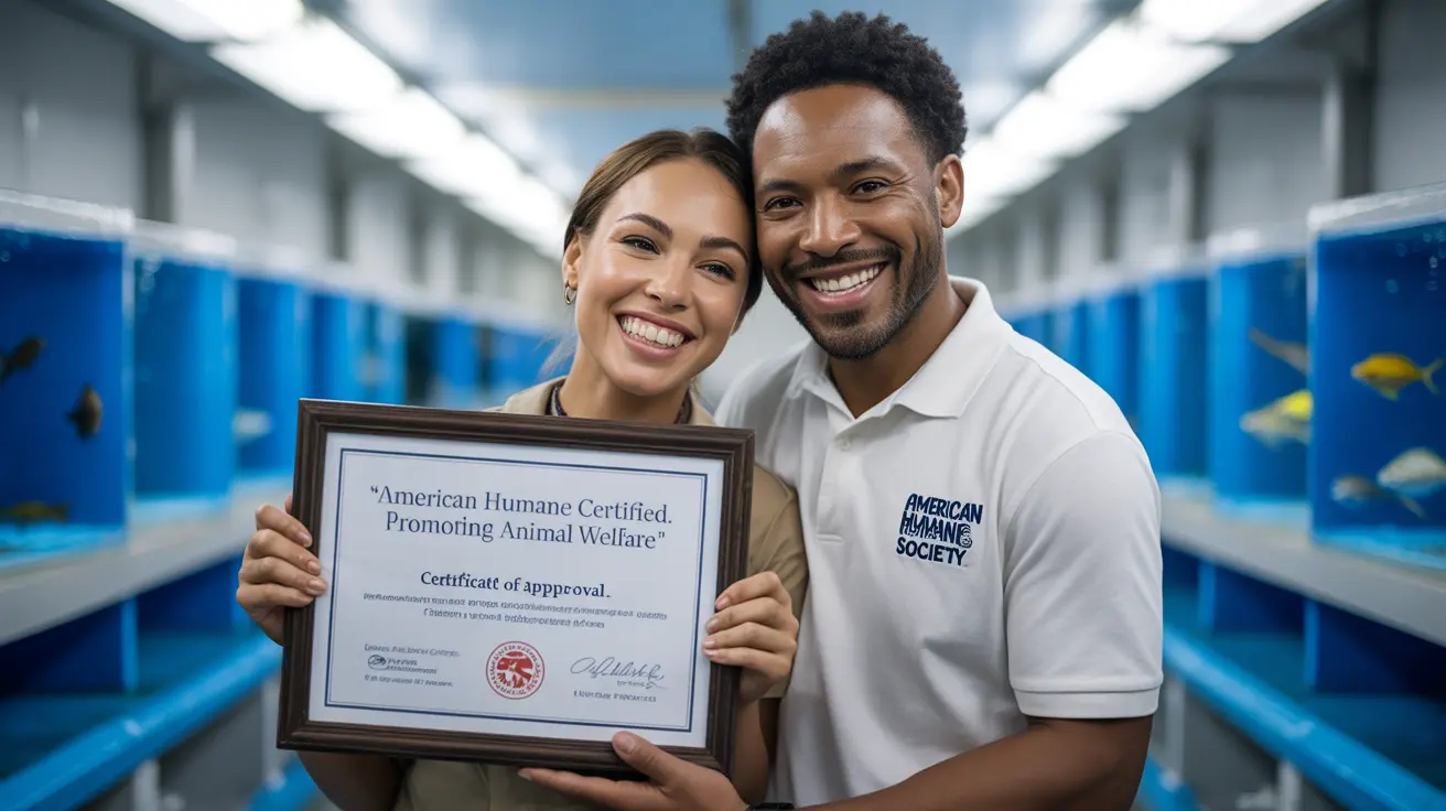 Quality Marine facility showcasing healthy aquatic animals under certified humane care standards