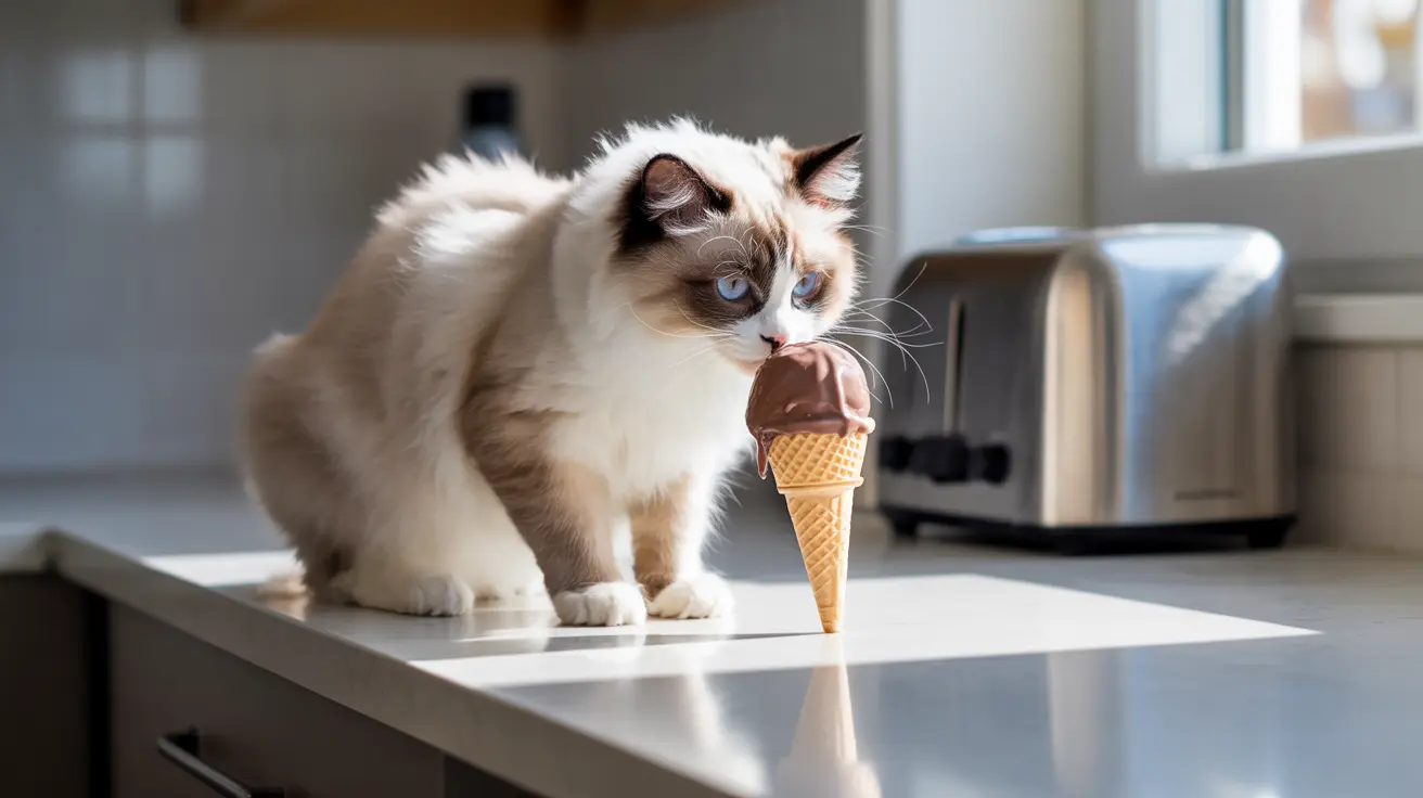 What Happens If Your Cat Licked Chocolate Ice Cream? A Complete Guide