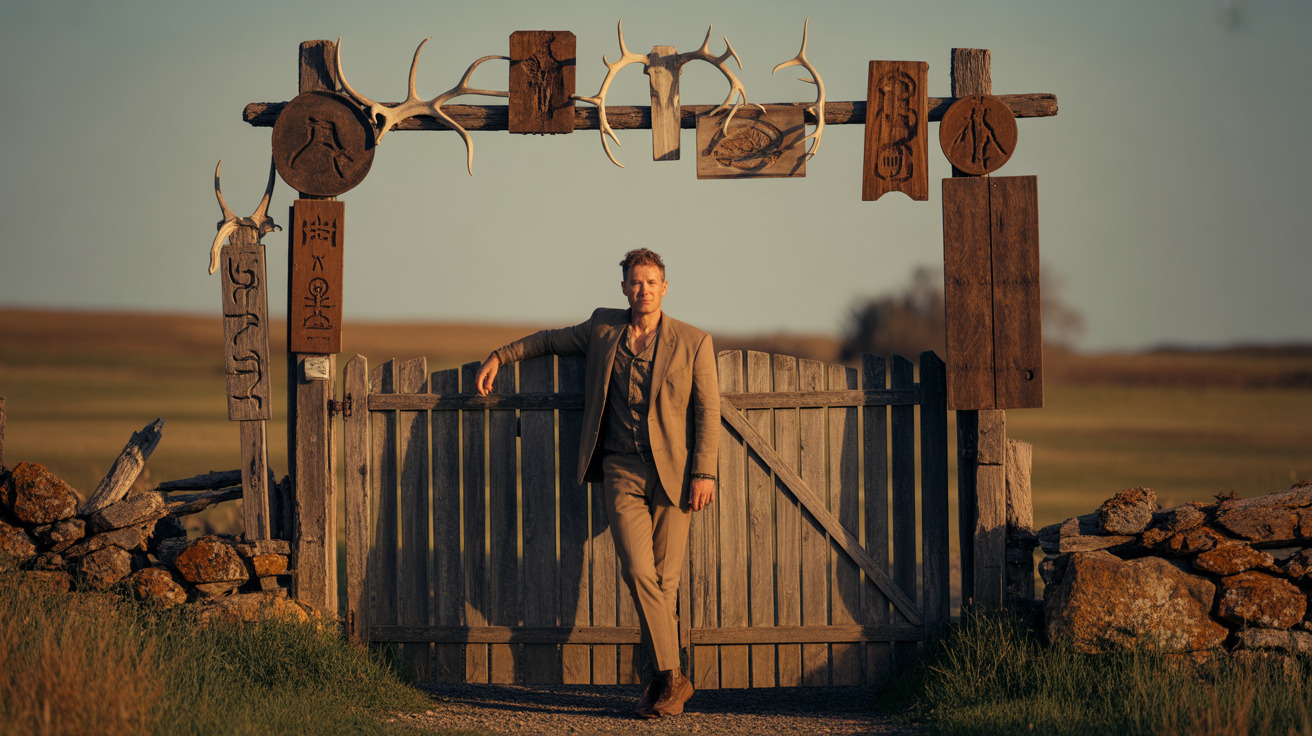 The Kroschel Films Wildlife Center entrance sign in Alaska surrounded by natural wildlife habitat