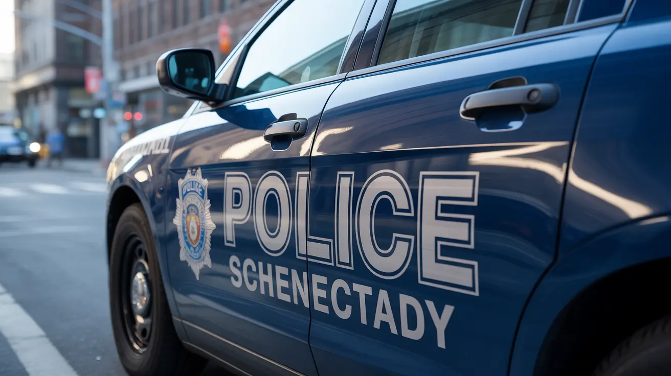 Police officer inspecting animals during Schenectady animal cruelty investigation
