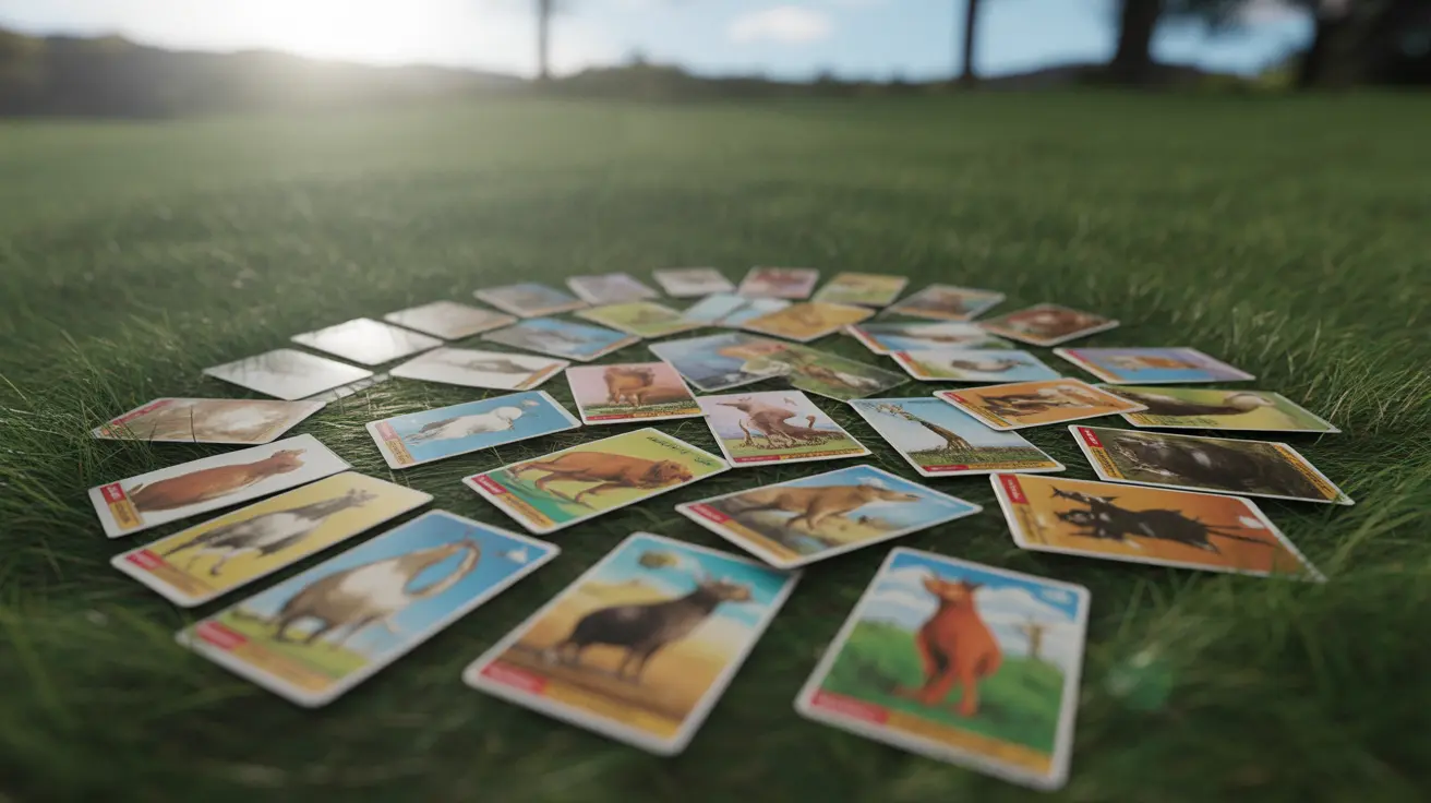 Limited-edition Sioux Falls Zoo trading cards showcasing various animals for conservation support