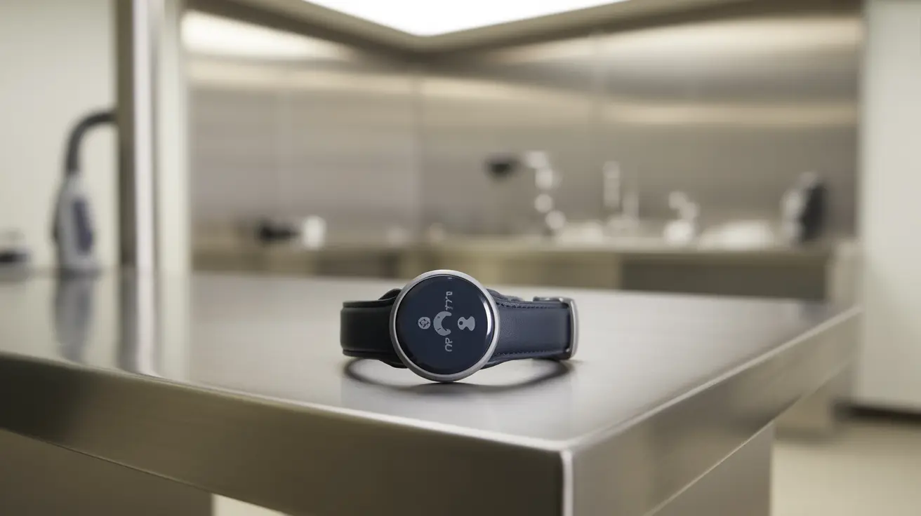 Satellite pet GPS tracker device attached to a collar for precise animal monitoring