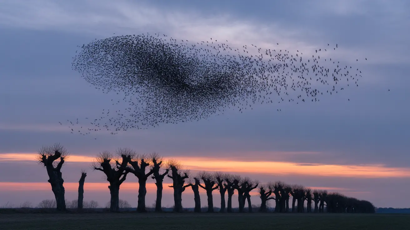 A bird in flight using atmospheric cues to navigate through the sky