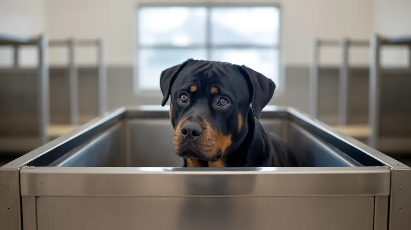 Dogs and puppies housed temporarily in Multnomah County Animal Shelter office spaces due to overcrowding