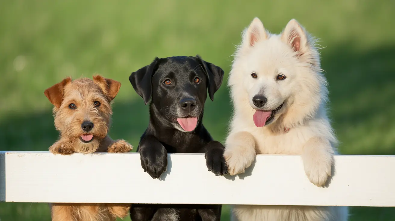 Happy adopted dog with a family during holiday adoption event in Tennessee animal shelter