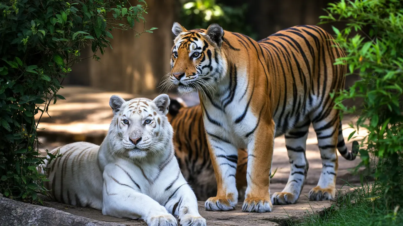 Tiger at an Oklahoma preserve during a public demonstration