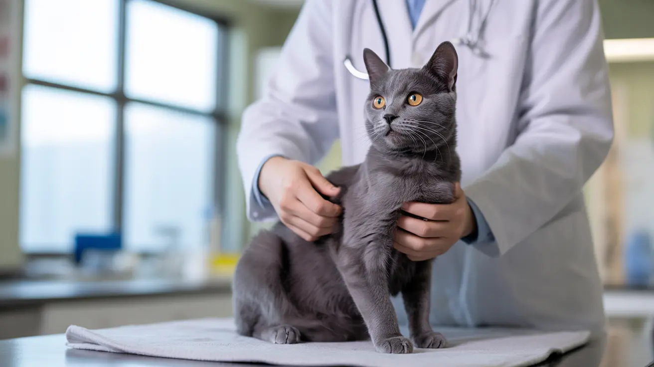 Domestic cat with alert expression outdoors in a natural setting