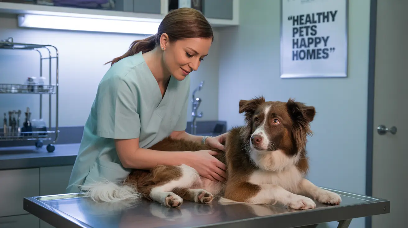 Veterinarian performing spay surgery on a dog in Indianapolis