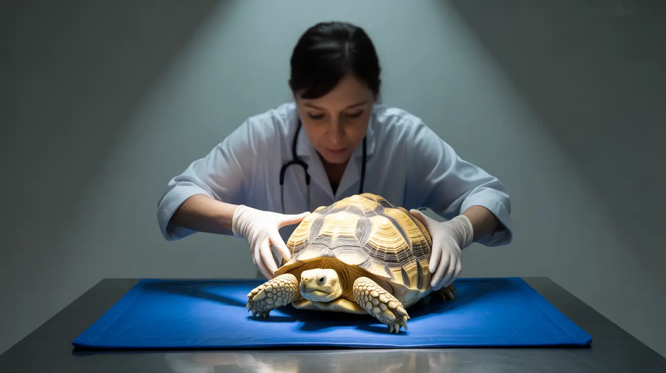 Veterinarian analyzing biological samples with advanced laboratory equipment