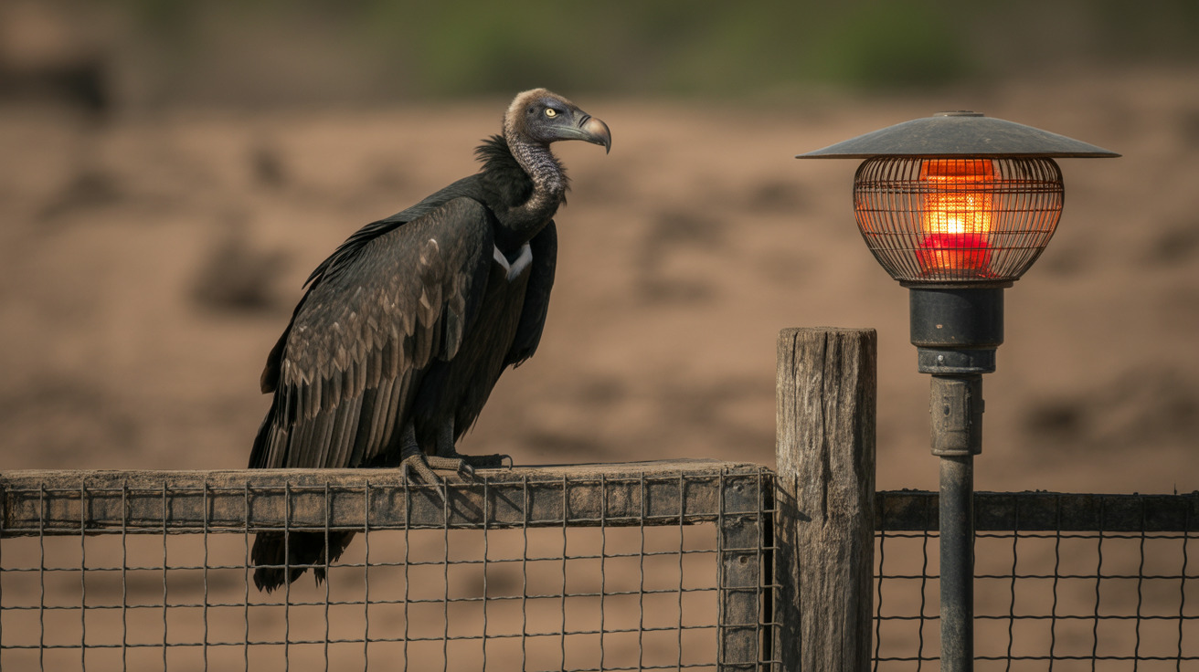 ZooTampa animals protected during cold weather with heat lamps and heated shelters
